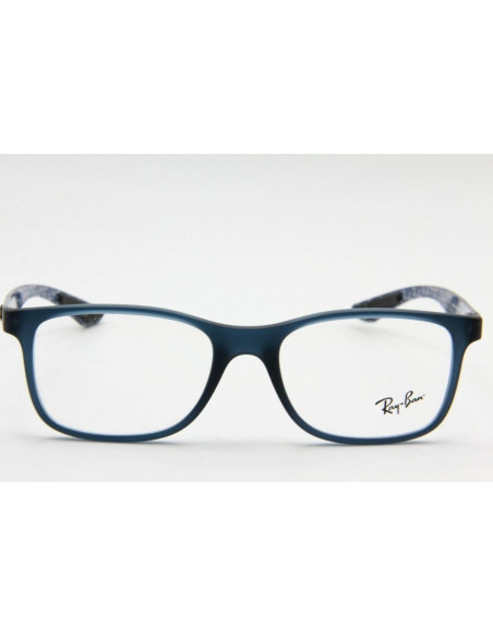 Ray Ban Rb8903 5262 Oftalmico Square Azul Fibra Carbono Original | ...