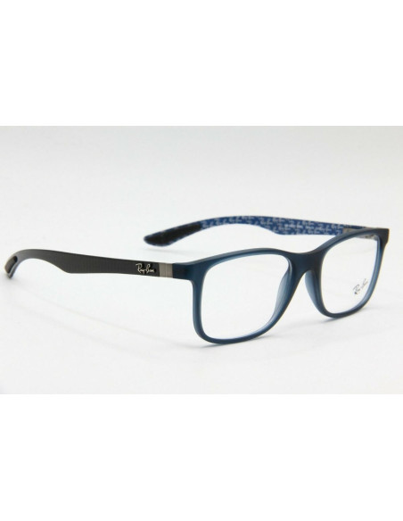 Ray Ban Rb8903 5262 Oftalmico Square Azul Fibra Carbono Original | ...