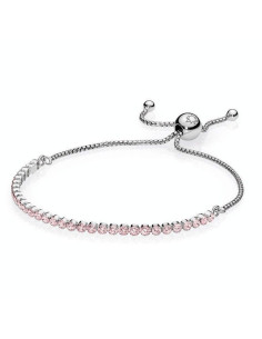 Brazalete Pandora de tenis deslizante rosa brillante 590524PCZ