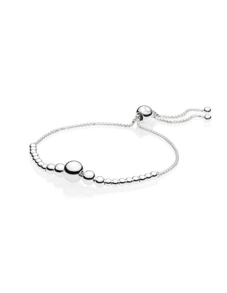 Brazalete Pandora deslizante de cadena de cuentas 597749