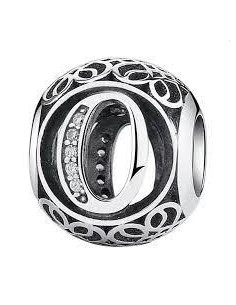 Charm Pandora Letra O Vintage 791859cz pa68