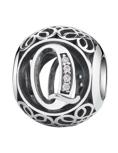 Charm Pandora Letra Q Vintage 791861cz pa70