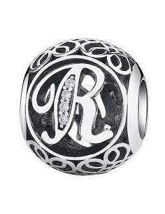 Charm Pandora Letra R Vintage 791862cz pa71