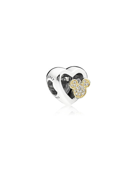 Charm Pandora Corazon Mikey y Minie disney 796463CZ pa83
