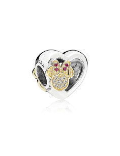 Charm Pandora Corazon Mikey y Minie disney 796463CZ pa83