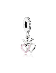 Charm Pandora Colgante Corazones Coronados 791963CZ pa143