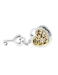 Charm Pandora Colgante Candado Corazón y Llave  796483 pa147