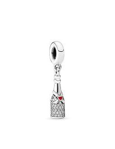 Charm Pandora colgante de botella de vino espumoso 792152cz pa152