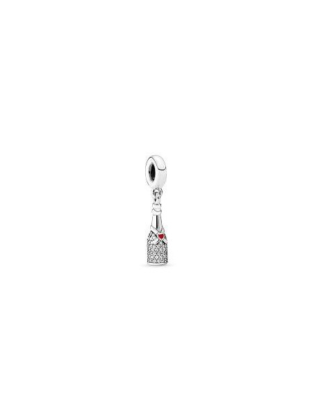 Charm Pandora colgante de botella de vino espumoso 792152cz pa152