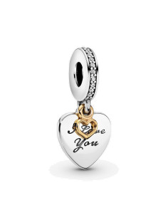 Charm Pandora Colgante Corazon "I LOVE YOU" 792042cz pa153