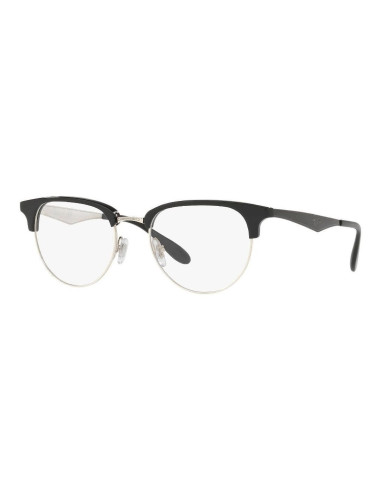 Ray Ban Oftalmico Rb6396 2932 Clubmaster Negro Plateado Icon | Sunn...