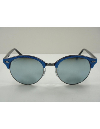 Ray Ban Rb4246 984/30 Clubround Plata Espejo Azul Original | Sunnie...