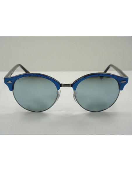 Ray Ban Rb4246 984/30 Clubround Plata Espejo Azul Original | Sunnie...