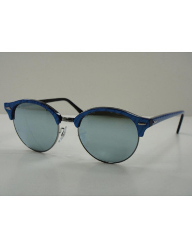 Ray Ban Rb4246 984/30 Clubround Plata Espejo Azul Original | Sunnie...