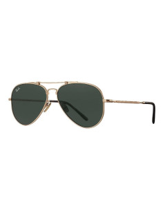 Ray Ban Rb8125 913658 Aviator Titanium White Gold G-15 Icon | Sunni...