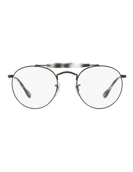 Ray Ban Oftalmico Rb3747v 2760 Round Double Bridge Negro | Sunnies.uno