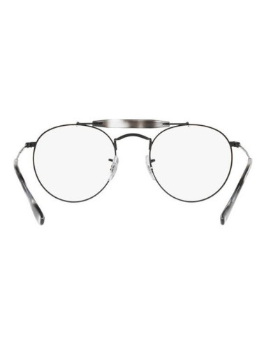Ray Ban Oftalmico Rb3747v 2760 Round Double Bridge Negro | Sunnies.uno
