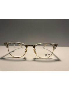 Ray Ban Oftalmico Rb5154 5762 Clubmaster Dorado Transparente | Sunn... 2
