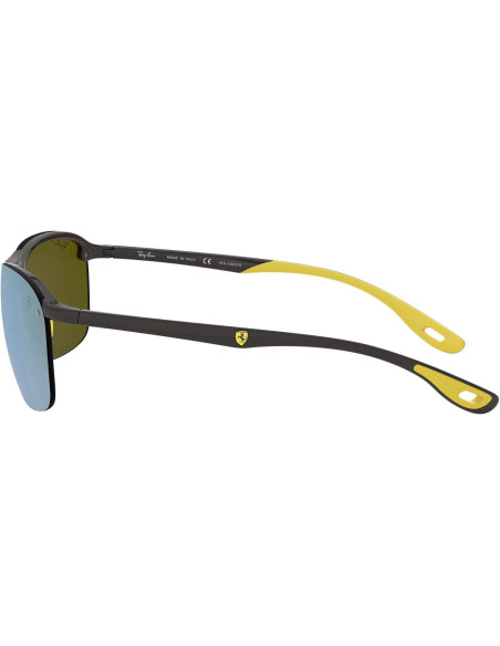 Ray Ban RB4302M F624/H1 Scuderia Ferrari Plata Amarillo