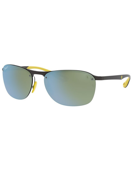 Ray Ban RB4302M F624/H1 Scuderia Ferrari Plata Amarillo