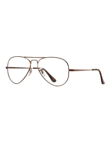 Ray Ban Oftalmico Rb6489 2531 Cafe Aviator Large Metal | Sunnies.uno