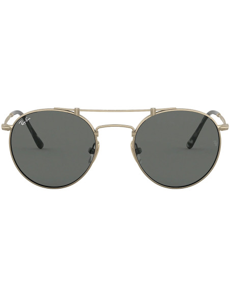 Ray Ban RB8147 913757 Round Double Bridge Titanium