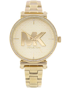 Michael Kors Sofie cuarzo cristal oro esfera señoras reloj MK4334