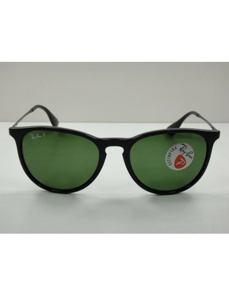 Ray Ban Rb4171 601/2p Erika Verde Polarizado Negro Icon | Sunnies.uno