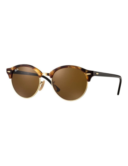 Ray Ban Rb4246 1160 Clubround Fleck Carey Cafe B-15 Clasico | Sunni...
