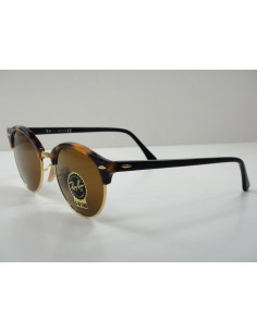 Ray Ban Rb4246 1160 Clubround Fleck Carey Cafe B-15 Clasico | Sunni... 2