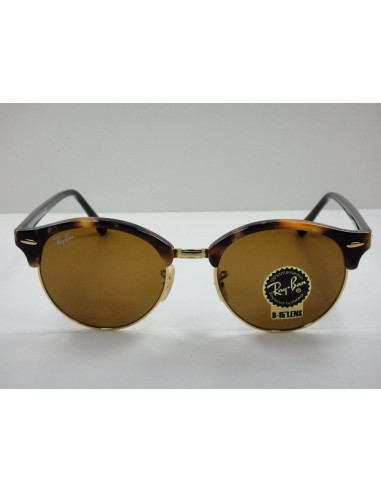 Ray Ban Rb4246 1160 Clubround Fleck Carey Cafe B-15 Clasico | Sunni...