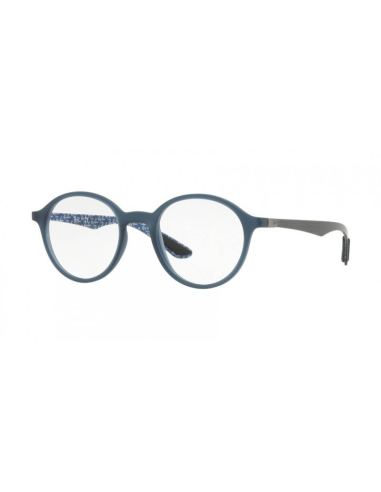 Ray Ban RB8904 5262 Round Metal Azul Negro Fibra de carbono | Sunni...
