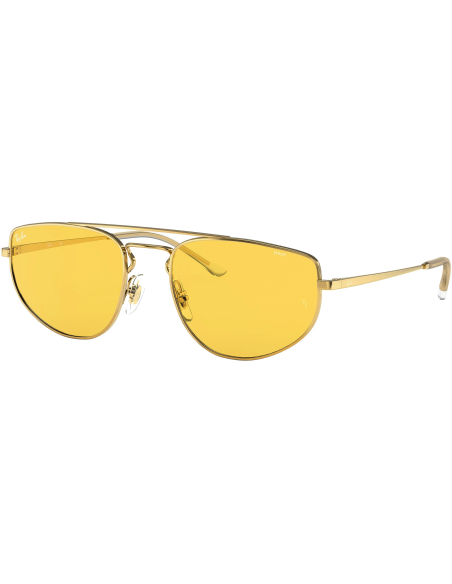 Ray Ban Rb3668 001/Q1 Square Shape Amarillo Transparente Dorado | Sunnies...