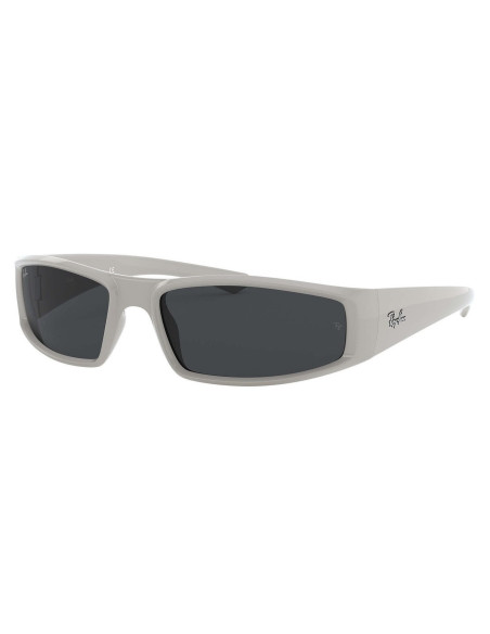 Ray Ban Rb4335 6488/87 Rectangular Acetato Blanco Negro G-15 | Sunnie...