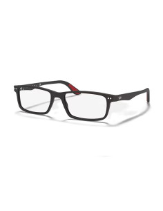 Ray Ban Oftalmico Rb5277 2077 Square Negro Mate Red 2