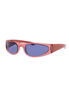 Ray Ban Rb4332 6480/80 Square Oval Acetato Rosa Azul Original | Sunn...