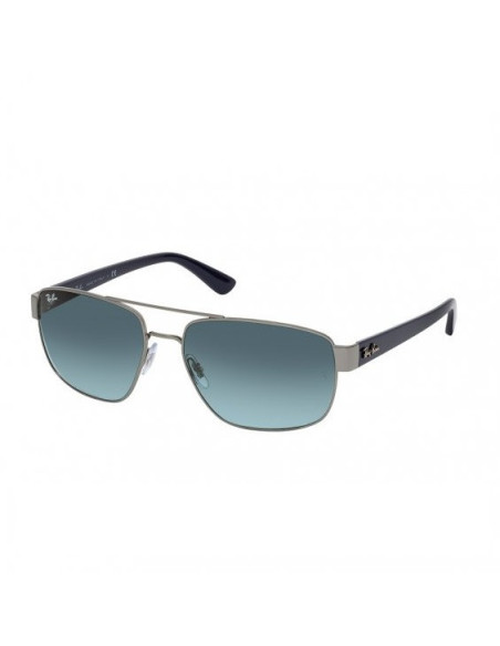 Ray Ban Rb3663 004/3M Square Shape Azul degradado Plateado Negro