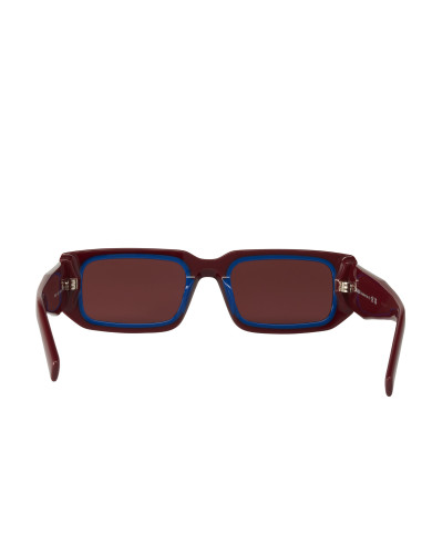 Prada SPR 06YS 16M-08S Square Shape Abstract Etruscan blue