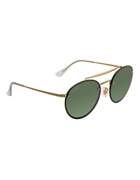 Ray Ban Rb3614n 914071 Round Double Bridge Blaze Negro G-15 | Sunni...