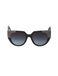Prada SPR14W 07Q-409 Oversized Cat Eye Gris Degradado 2