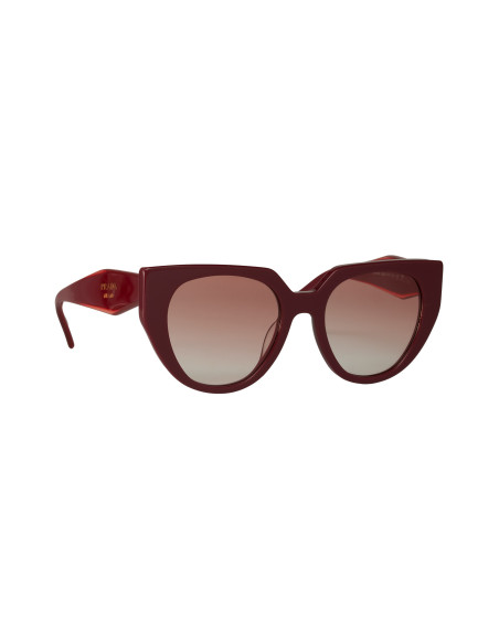 Prada SPR14W VIY-1L0 Oversized Cat Eye Vino Degradado