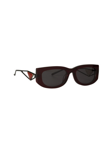 Prada SPR 14Y 08Z-5S0 Symbole Rectangle Vino Negro