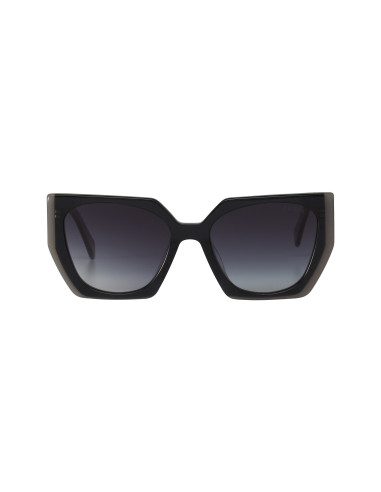 Prada SPR15W 07Q-409 Rectangle Shape Gris Degradado