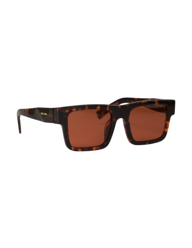 Prada SPR 19WS VAU-2Z1 Square Shape Turtle brown