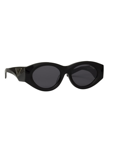 Prada PR 20ZS 1AB-5S0 Square Shape Negro Plata