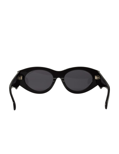 Prada PR 20ZS 1AB-5S0 Square Shape Negro Plata