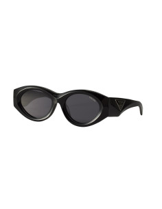 Prada PR 20ZS 1AB-5S0 Square Shape Negro Plata