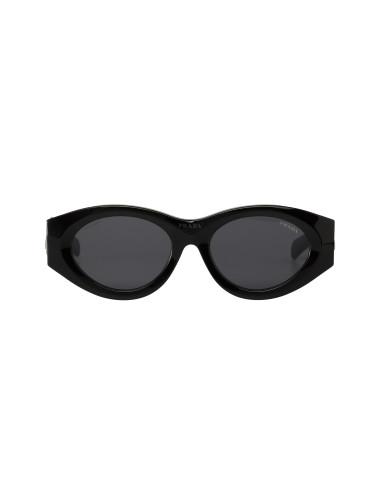 Prada PR 20ZS 1AB-5S0 Square Shape Negro Plata