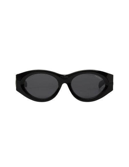 Prada PR 20ZS 1AB-5S0 Square Shape Negro Plata