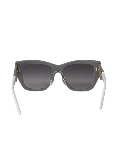 Prada SPR 21Y 07Z-08I Square Shape Gris Blanco
